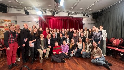 Cтуденты ВХУТЕИН приняли участие в мастер-классах театра им. Андрея Миронова