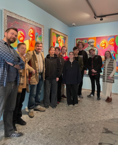 Студенты ВХУТЕИН посетили арт-галерею "PLOSKOSTI"